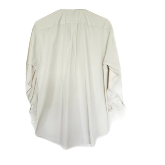 Men’s Long Sleeve Dress Shirt Cream Size 15.5-16 32/33 - Picture 2 of 3